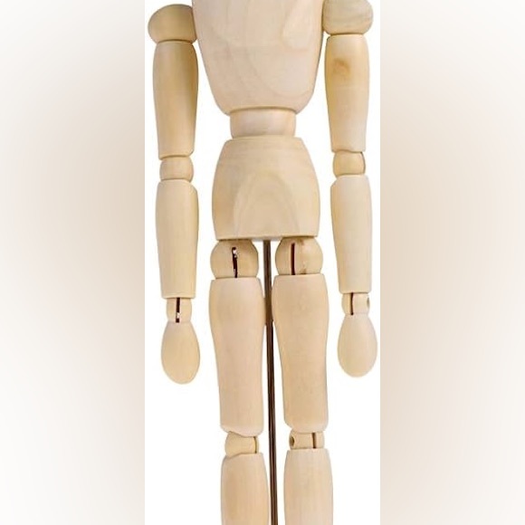 Toyvian 12 Inches Wooden Movable Joint Model 3D Aesthetic Joint Puppet Doll - Picture 7 of 10